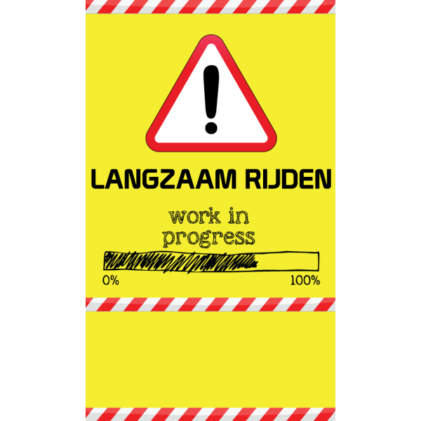 MTB Sticker Werk in Uitvoering