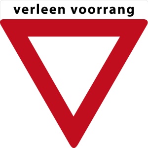 MTB voorrangsbord