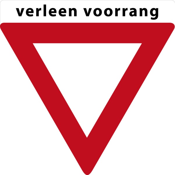 MTB voorrangsbord