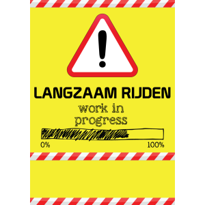 MTB Omleidingsbord Werk in Uitvoering