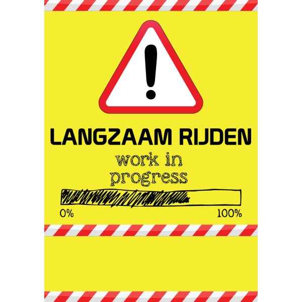 MTB Omleidingsbord Werk in Uitvoering