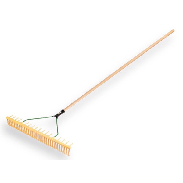 Jost hark 32 tanden gebogen + 16 tanden haaks met 160 cm steel - Afbeelding 2